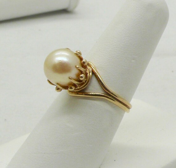 antique pearl ring