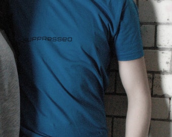Blue T-shirt un-suppressed for men