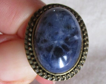 bague sodalite, calmante, relaxante, confiance en soi