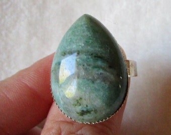 moss agate ring, lithotherapy expression, happiness, balance