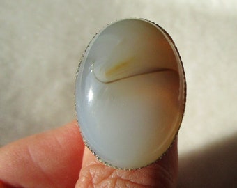 agate ring, soothing stone lithotherapy
