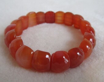 carnelian bracelet, serenity and positive