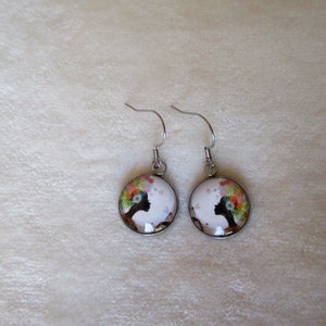 women's flower earrings image 4