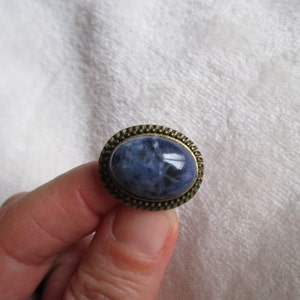 sodalite ring, calming, relaxing, self-confidence image 7