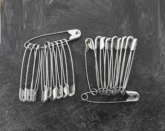100 safety pins, safety pin, 31mm