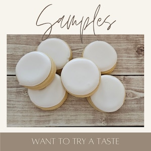 Samples- 6 mini cookies