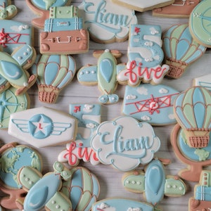 Vintage Travel Cookies