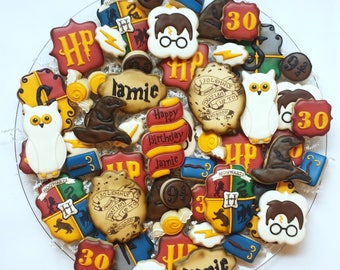 Harry Potter Cookies Etsy Harry Potter Cookies Etsy