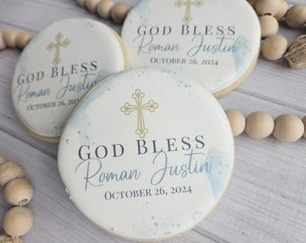 Baptism/Christening Cookies Custom Printed cookies