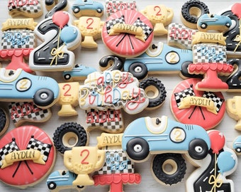 Racing Cookies  TWO Fast or Fast ONE