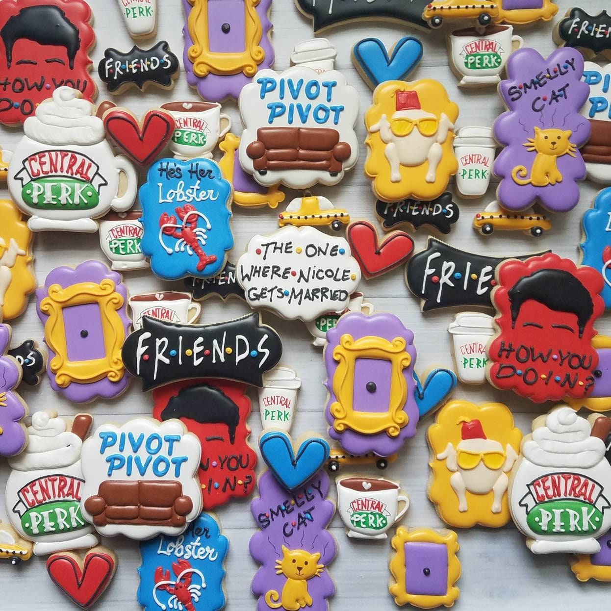 Friends Cookies Etsy