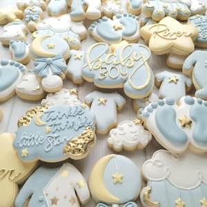 Twinkle Twinkle Baby Shower Cookies