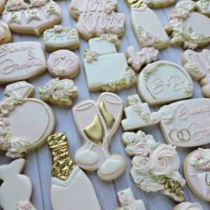 Floral Bridal Shower Cookies