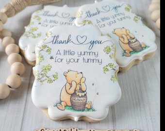 Winnie the Pooh- Custom Printed Cookie Favor