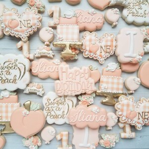 Sweet as a Peach cookies
