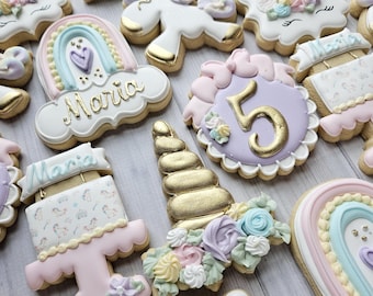 Unicorn cookies
