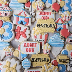 Carnival/Circus Cookies