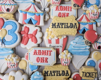 Carnival/Circus Cookies