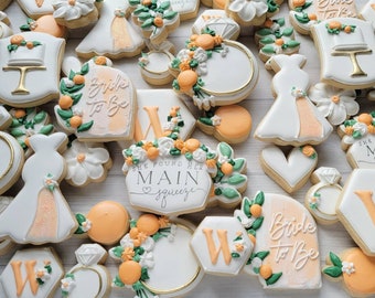 She found her Main Squeeze Bridal Shower cookies