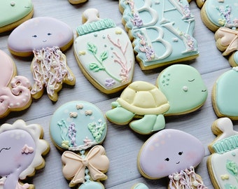 Under the Sea Baby Shower Cookies