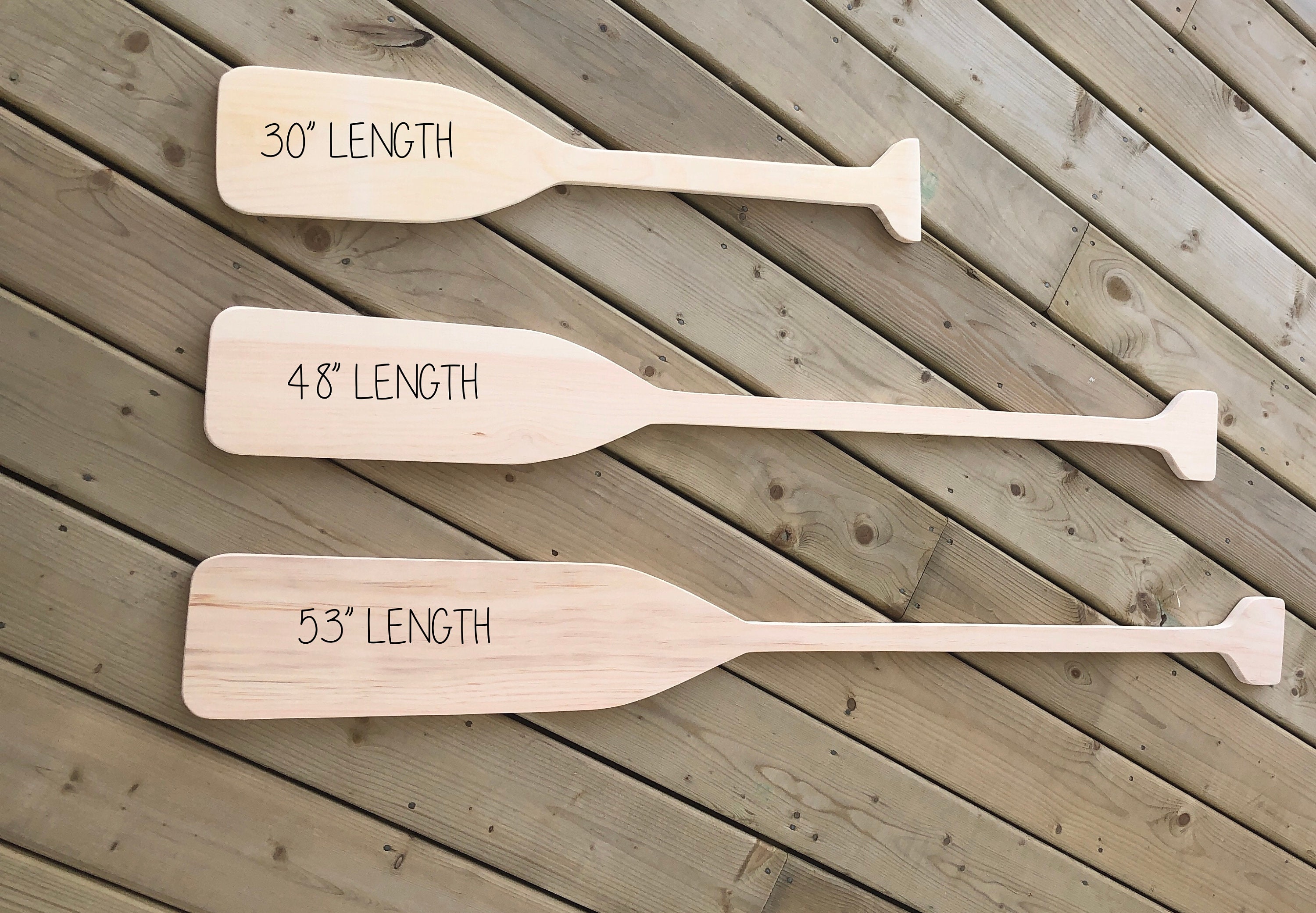 9 Pack: Unfinished Wood Paddle by Make Market®