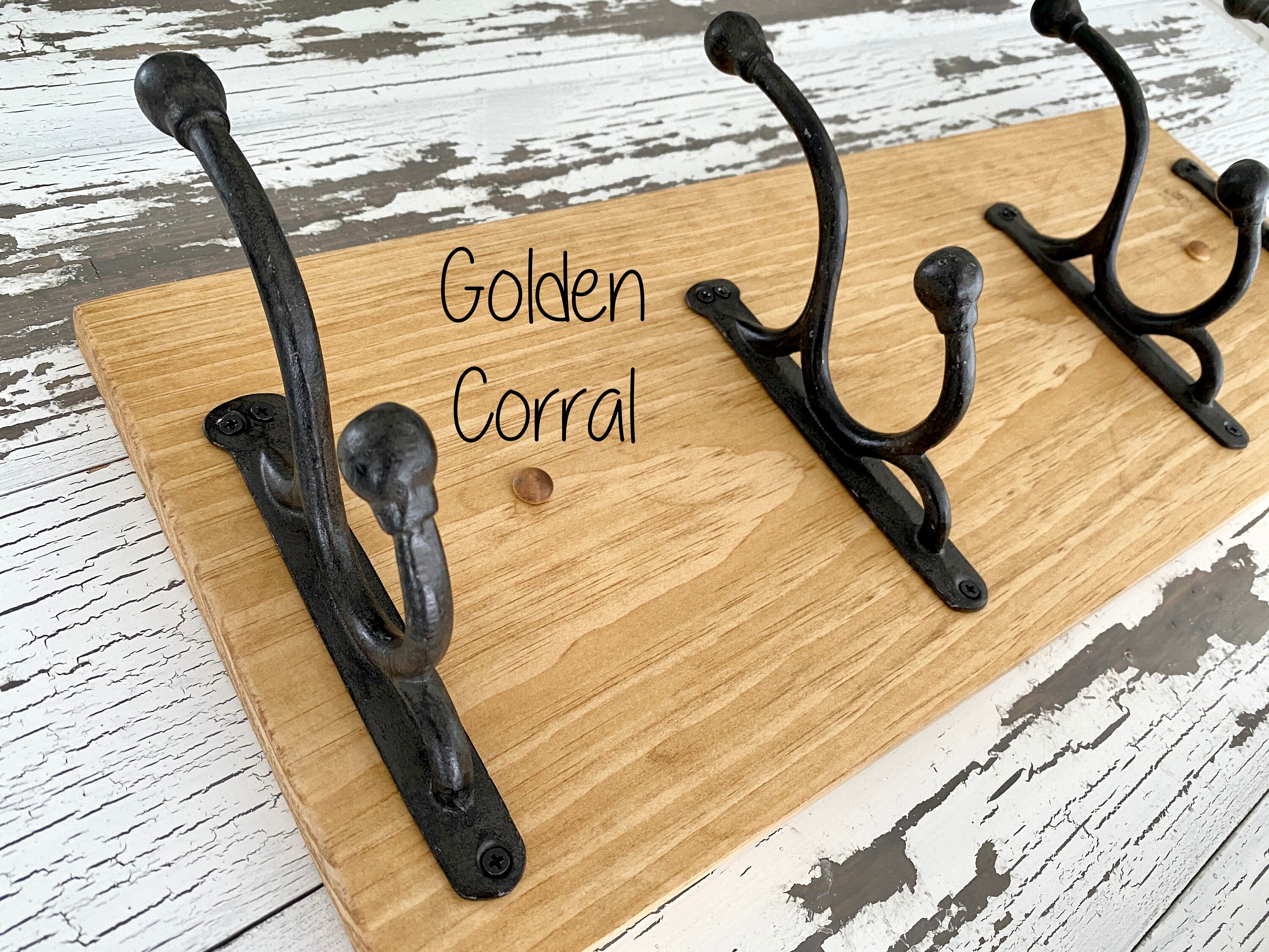 Easy Installhardware Included Rustic Farmhouse Coat Hook Etsy Canada