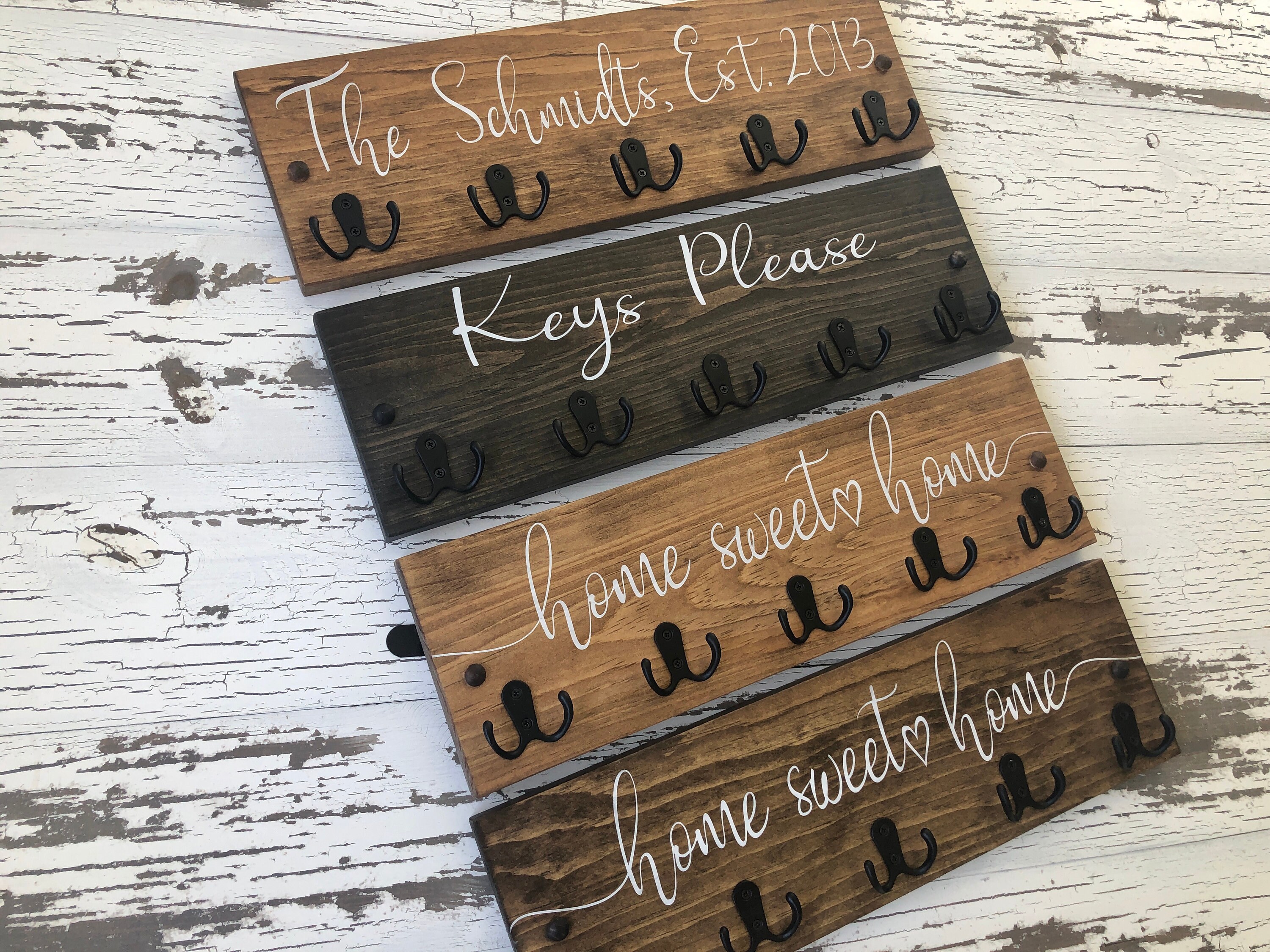 Easy Install ~  hardware included.  Rustic Farmhouse Home sweet home …