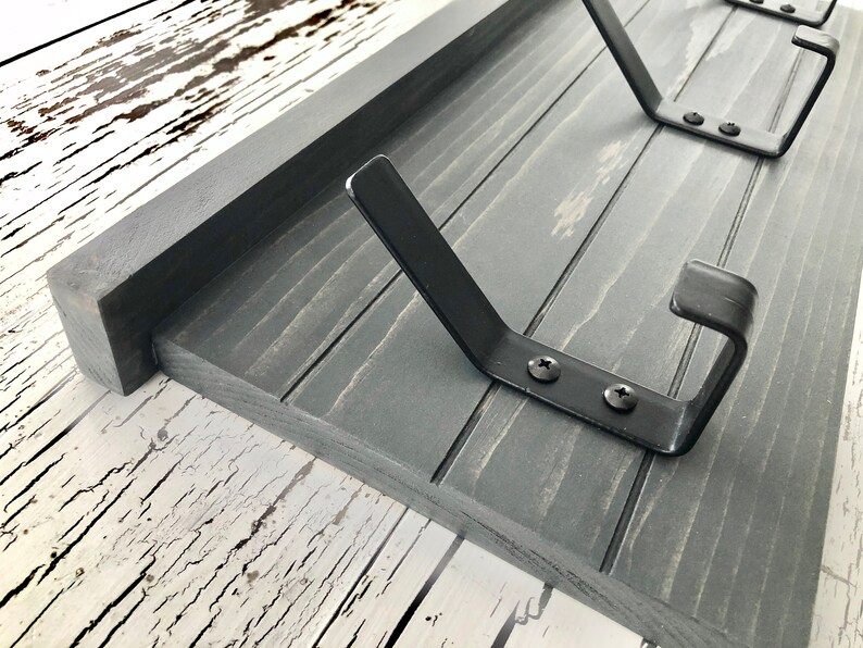 Rustic Farmhouse Entryway Coat Rack Mudroom Hanger Hooks Etsy