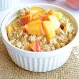 Freeze Dried Peach Cobbler Oatmeal