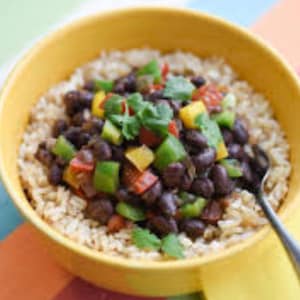 Freeze Dried Cuban Style Black Beans and Rice. Vegan Healthy meals for camping, hiking, snacks or an emergency. survival food MRE meals