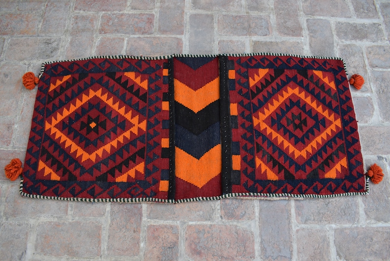 Saddle Bag Afghan Bag Medallion Bag Sale Decorative Bag Sale Turkmen Bag Sale! 4/'4 x 2/' feet Kilim Bag Old Bag Tribal Bag