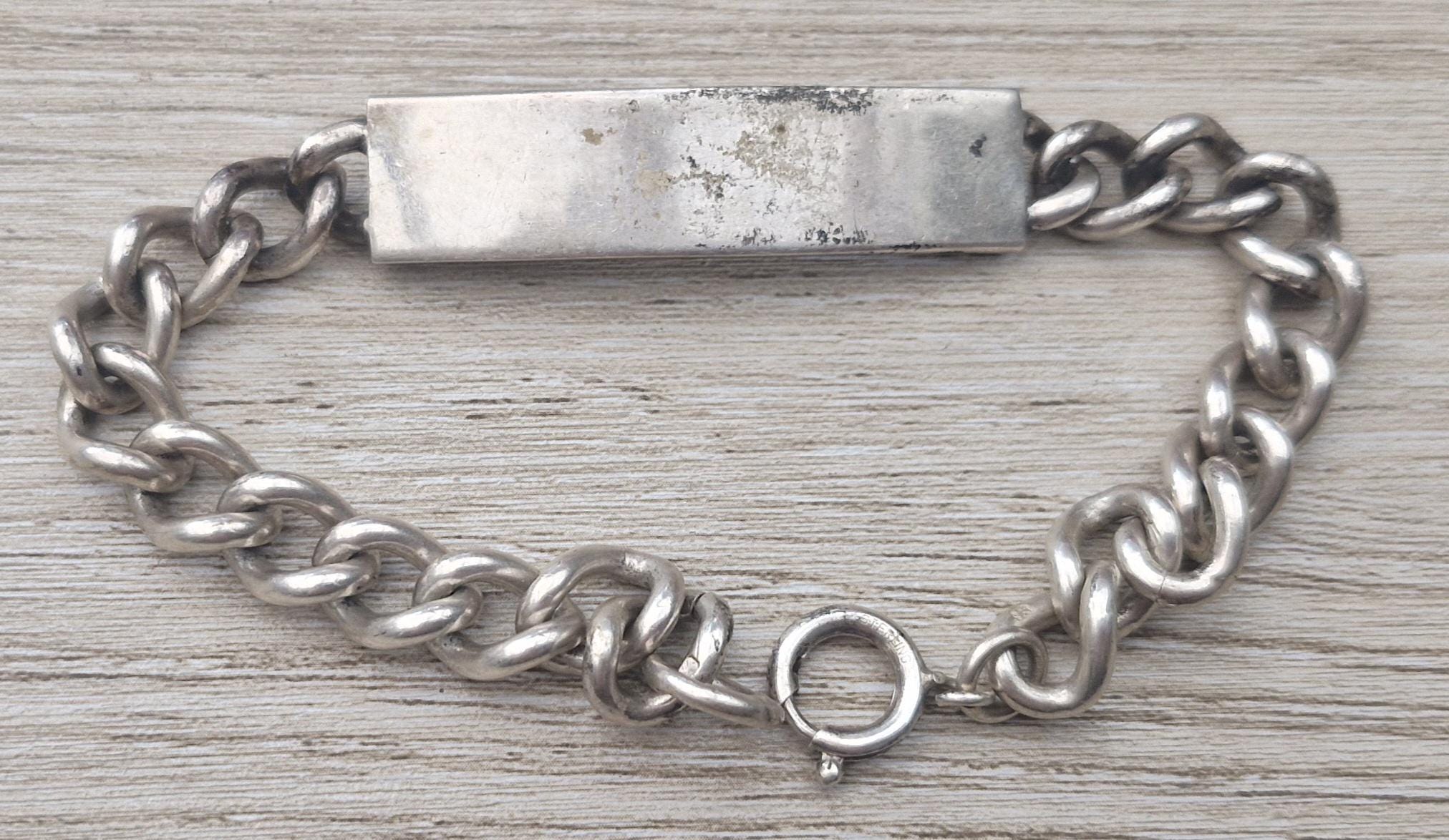 Vintage Identity Bracelet - Etsy