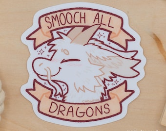 Smooch Alle Drachen Vinyl Sticker