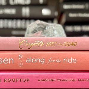 Shades of Pink Decorative Book Stack