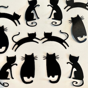 120 Cat Paper Confetti Scatter