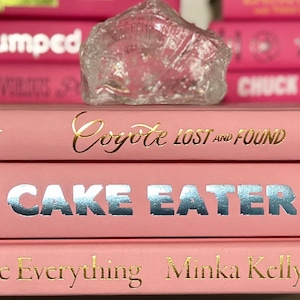 Light Pink Decorative Book Stack - Etsy