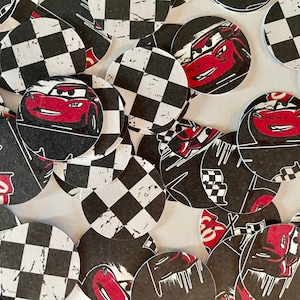 200 Cars 3 Paper Confetti Scatter