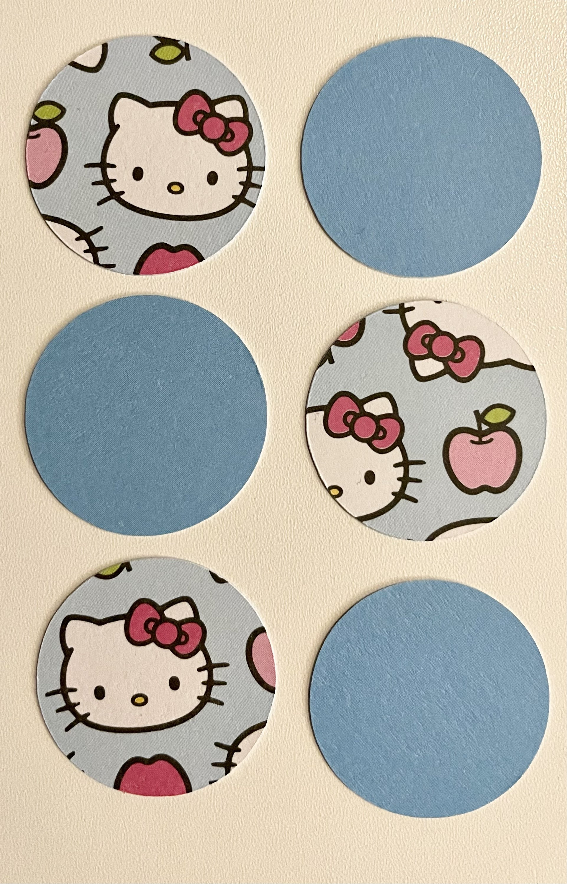 200 Hello Kitty Circle Confetti Scatter Etsy
