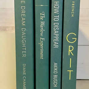Emerald Green Decorative Book Stack