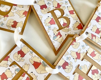 Winnie the Pooh Small Happy Birthday Banner