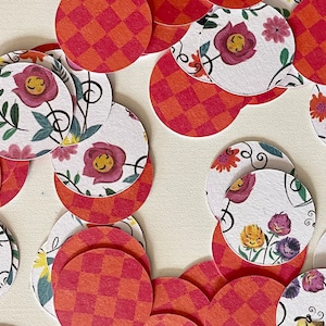 Alice in Wonderland Flowers 200 Paper Confetti Scatter