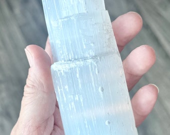 Selenite Crystal Tower, Clearity, Cleanses Negative Energy