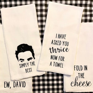 Ew, David / Fold in the Cheese / I have asked you Thrice now for a Towel or Wine Bag