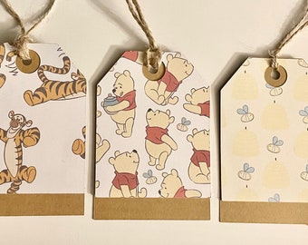One Dozen Winnie the Pooh All Occasion Gift Tags
