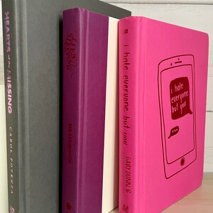 Bright Pink Decorative Book Stack - Etsy