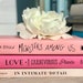 Shades of Pink Decorative Book Stack - Etsy