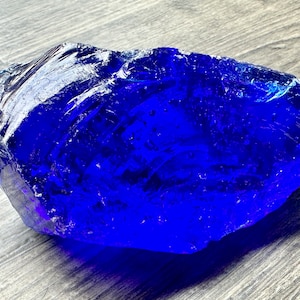 Dark Blue Decorative Glass Rock