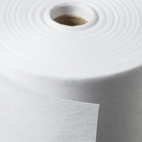 Iron On Fusible Interfacing WHITE LIGHTWEIGHT Fabric 100cm Wide Per Metre