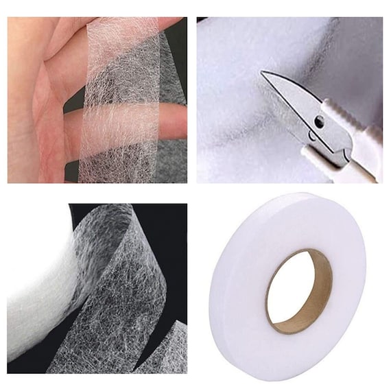 Craft Clothes Iron on Apparel Double-sided Sewing roll Hem tape Adhesive  fabric