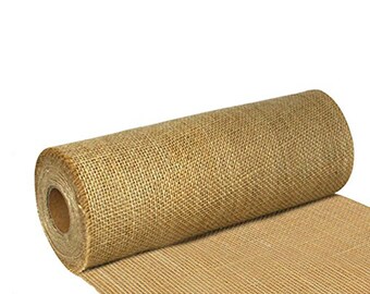 brown hessian fabric